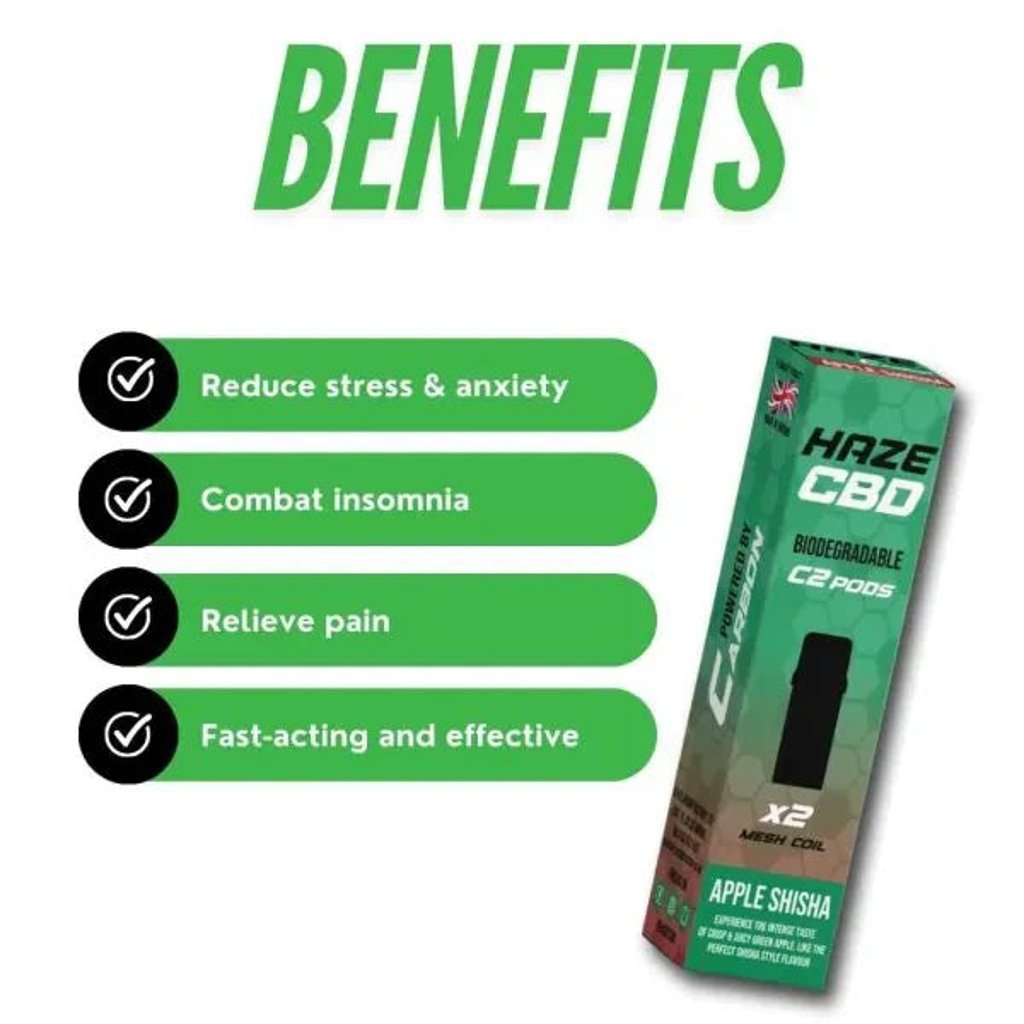 Haze CBD 500mg C2 Pods - 800 Puffs