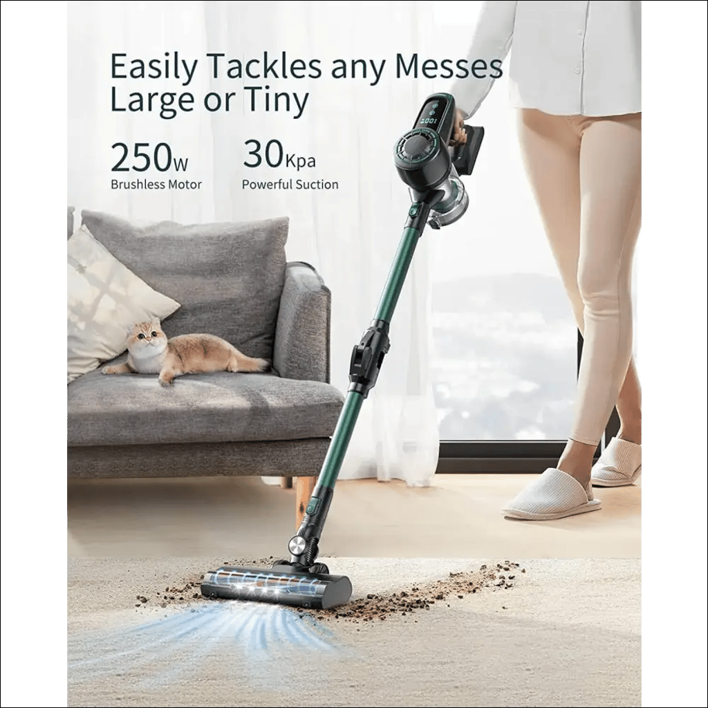 Chefio FlexiClean Pro™ Premium 4-in-1 Cordless Vacuum | Lightweight Stick Vacuum