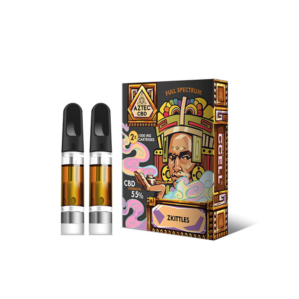 Aztec CBD 1000mg Cartridge Kit - 2 Pack