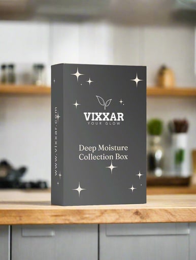 Deep Moisture Collection Box – Intensely Hydrating Skincare Set | Vixxar - Includes Nourishing Rich Cream, Double Hydration Boost Gel, Brightening Eye Cream