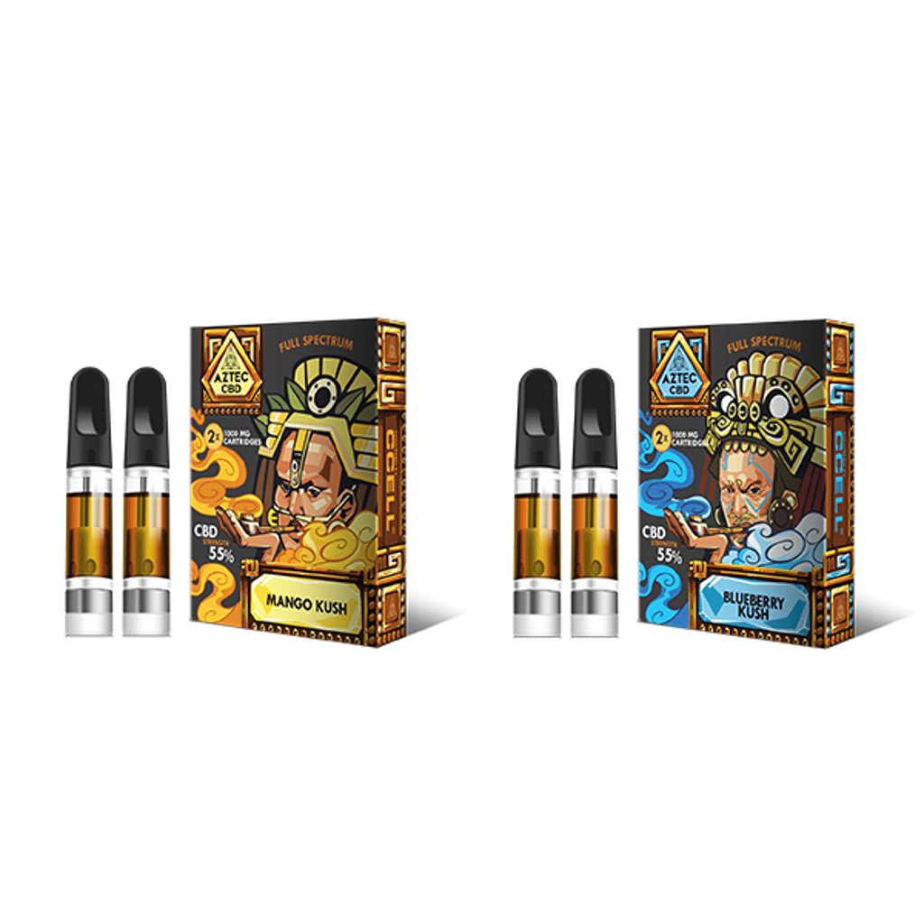Aztec CBD 1000mg Cartridge Kit - 2 Pack