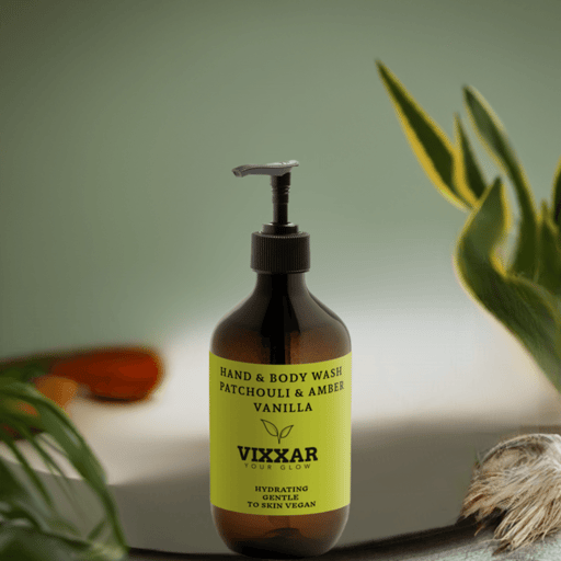 Hand & Body Wash, Patchouli & Amber Vanilla 490ml