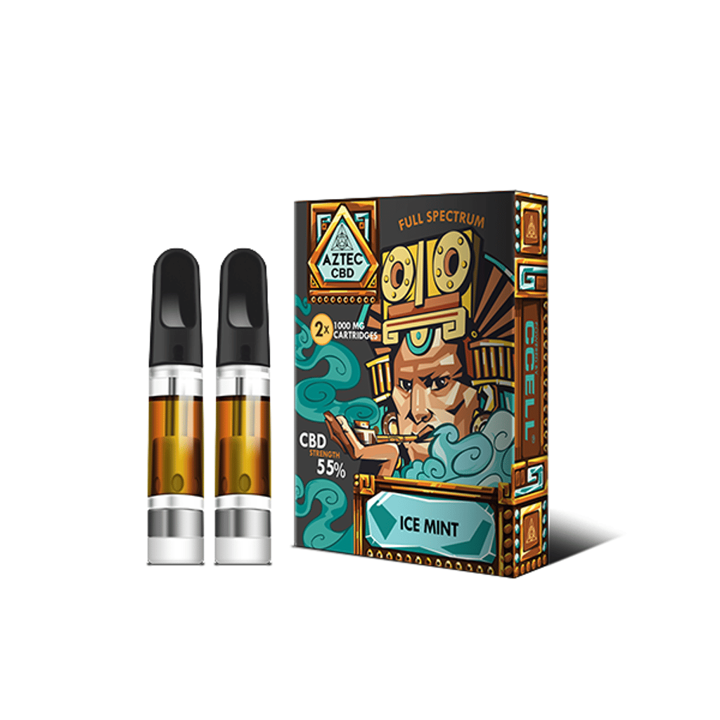 Aztec CBD 1000mg Cartridge Kit - 2 Pack