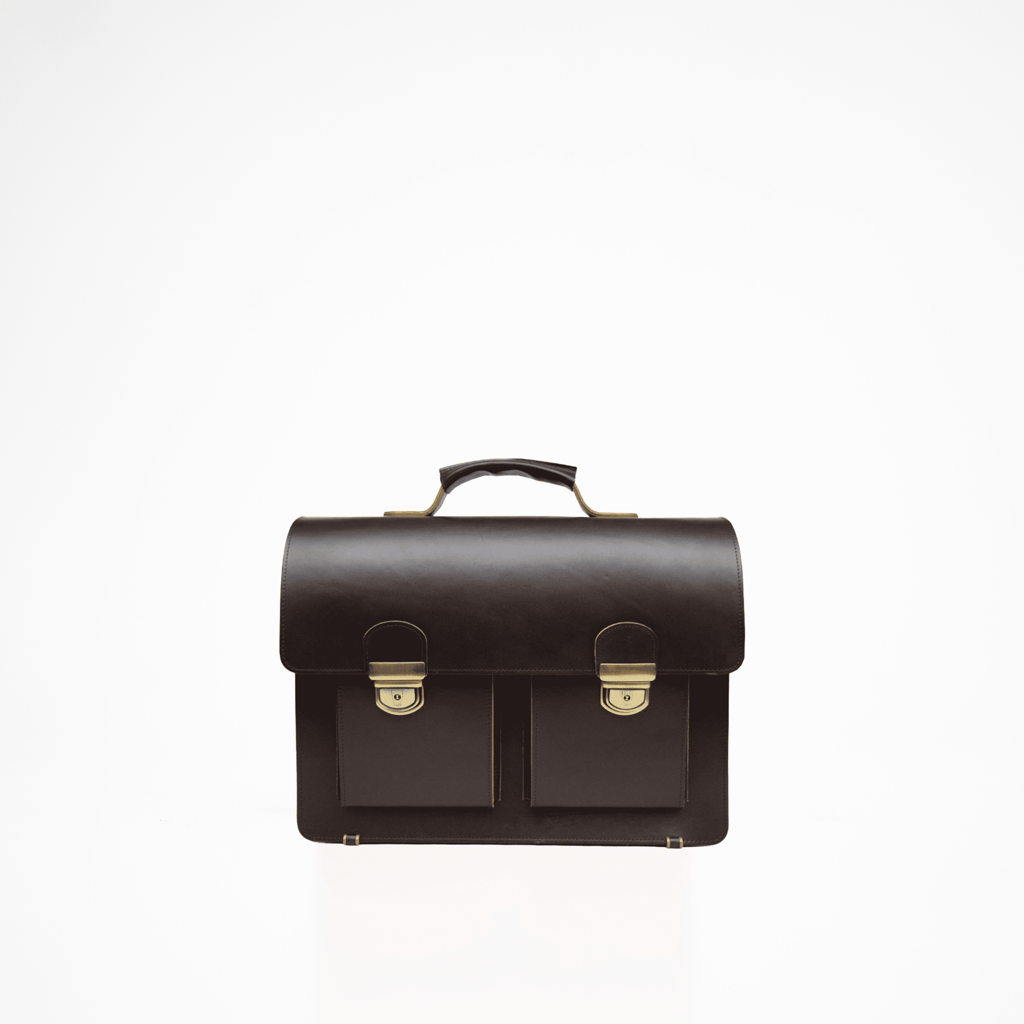Briefcase No. 35 - Dark Brown