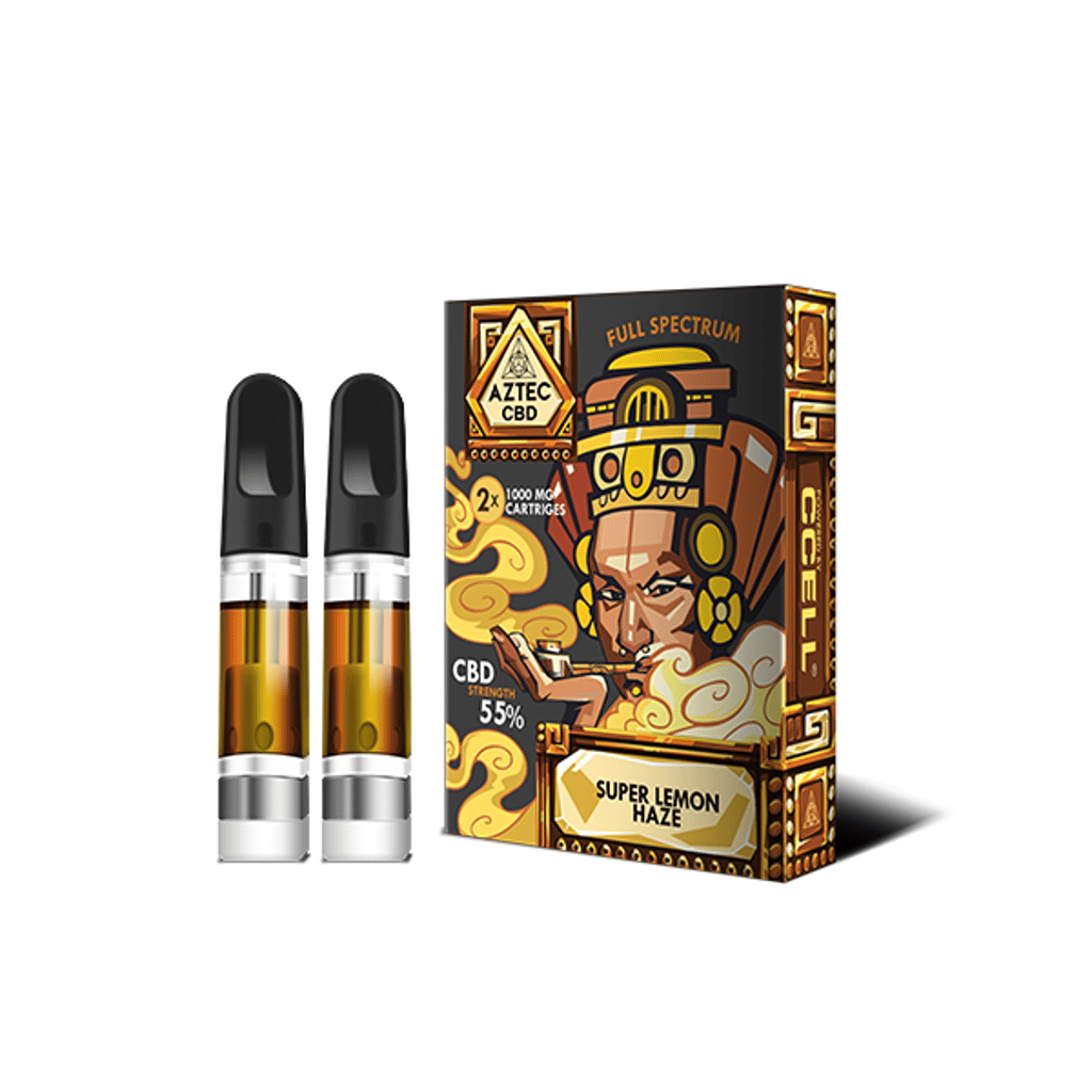 Aztec CBD 1000mg Cartridge Kit - 2 Pack