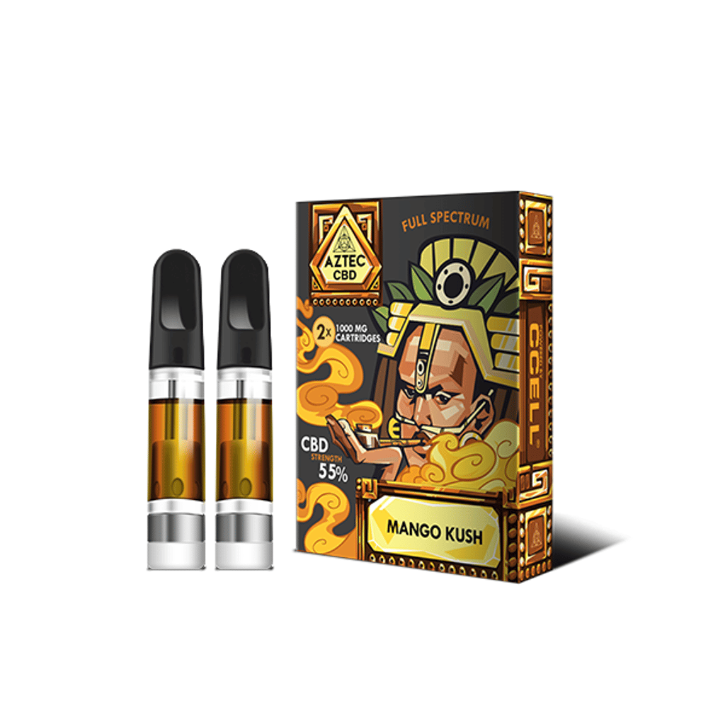 Aztec CBD 1000mg Cartridge Kit - 2 Pack