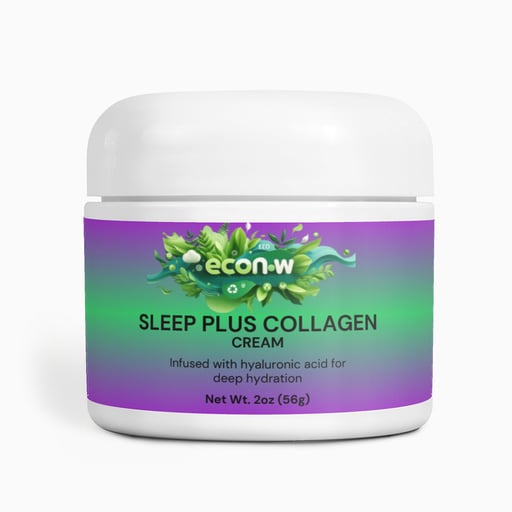 🌙 Sleep Plus Collagen Cream – Hydrate, Soothe & Renew Overnight ✨💤