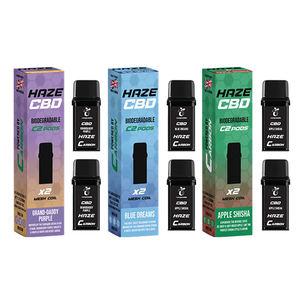 Haze CBD 500mg C2 Pods - 800 Puffs