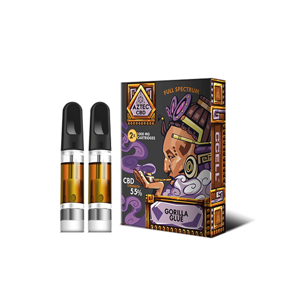 Aztec CBD 1000mg Cartridge Kit - 2 Pack