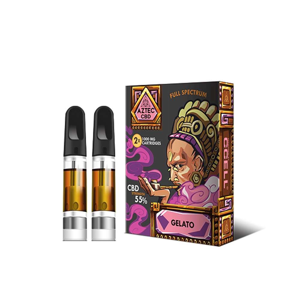 Aztec CBD 1000mg Cartridge Kit - 2 Pack
