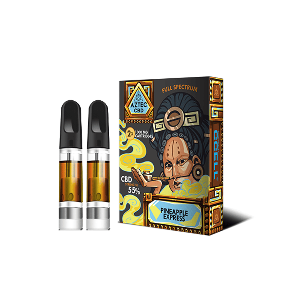 Aztec CBD 1000mg Cartridge Kit - 2 Pack