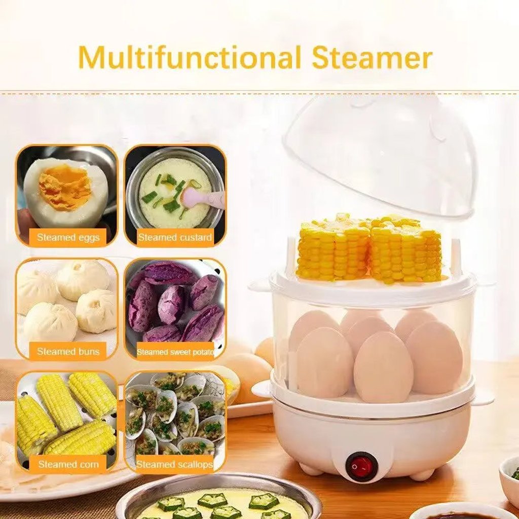 EZ Cook Double Layer Egg Steamer