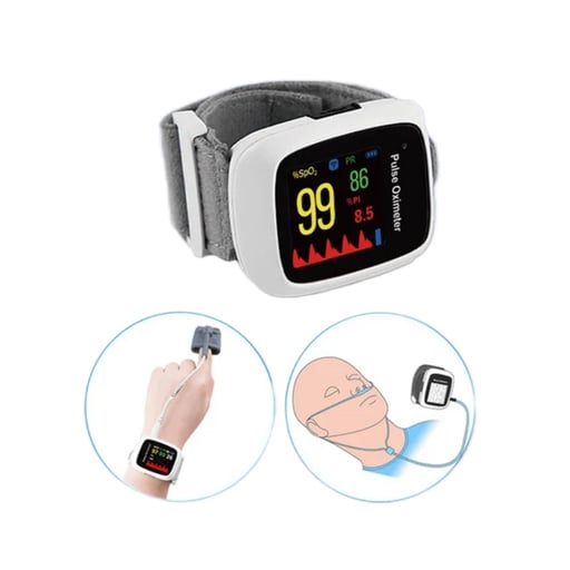 Homecare Sleep Screener Wireless BT USB Sleep Syndrome Diagnostics Portable Oxygen Meter Wrist Fingertip Finger Pulse Oximeter