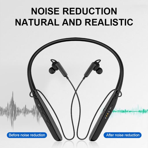 Bone Conduction Hearing Aid Headphone Wireless TV listening Headset Hearing Sound Amplifier