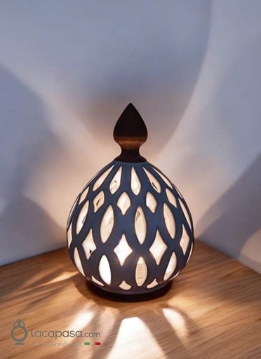 TULIPANO - Porta candela in ceramica