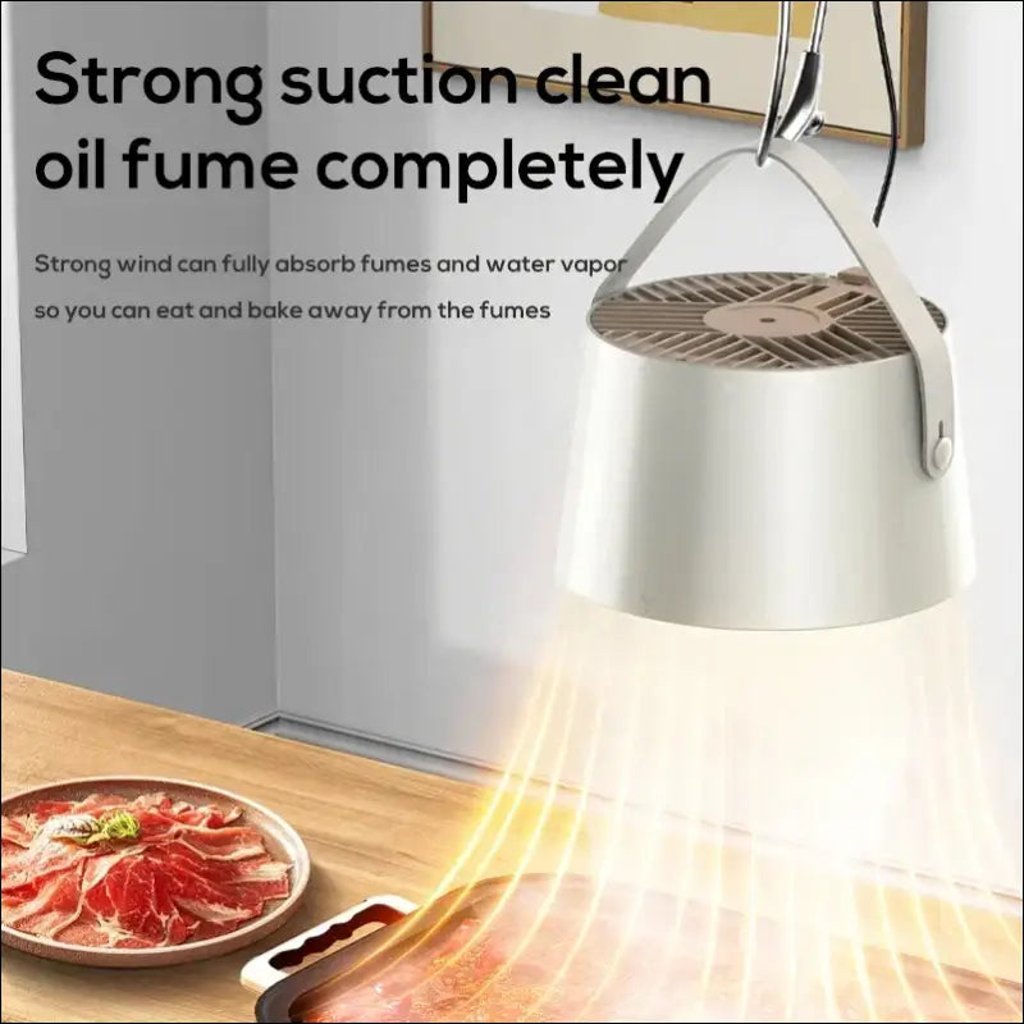 Chefio Portable Smoke-Free Fan™ - Countertop Exhaust Fan, Mini Exhaust Fan