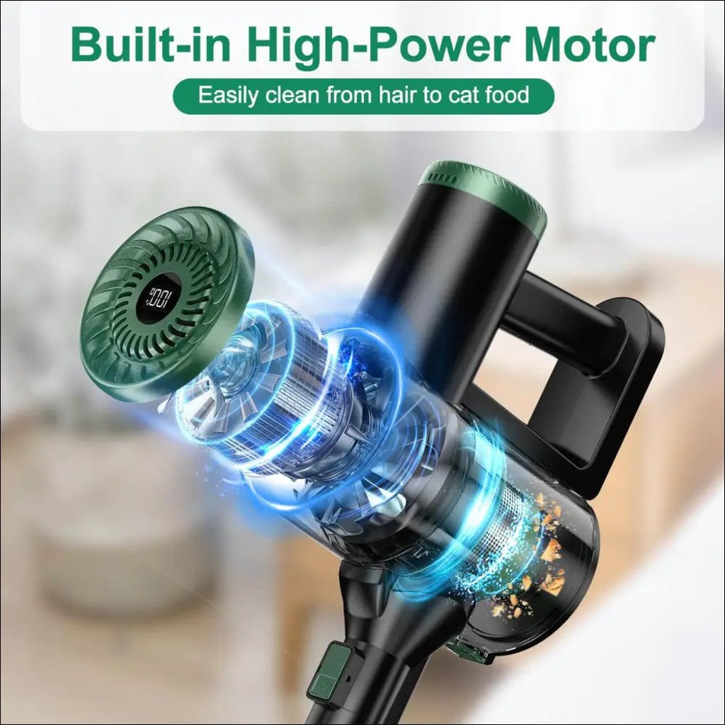 Chefio FlexiClean Pro™ Premium 4-in-1 Cordless Vacuum | Lightweight Stick Vacuum