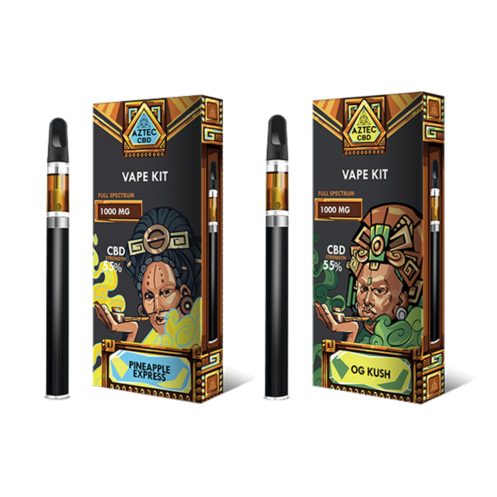 Aztec 1000mg CBD Vape Kit - 1ml